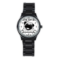 Black Hole T- Shirt Planet Eater Colour T- Shirt Stainless Steel Round Watch