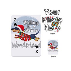 Weiner T- Shirt Walking In A Weiner Wonderland T- Shirt (1) Playing Cards 54 Designs (mini) by ZUXUMI