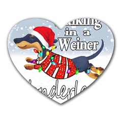 Weiner T- Shirt Walking In A Weiner Wonderland T- Shirt (1) Weiner T- Shirt Walking In A Weiner Wonderland T- Shirt Heart Mousepad