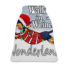 Weiner T- Shirt Walking In A Weiner Wonderland T- Shirt (1) Weiner T- Shirt Walking In A Weiner Wonderland T- Shirt Ornament (Bell)