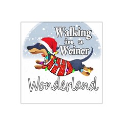 Weiner T- Shirt Walking In A Weiner Wonderland T- Shirt (1) Weiner T- Shirt Walking In A Weiner Wonderland T- Shirt Satin Bandana Scarf 22  x 22 