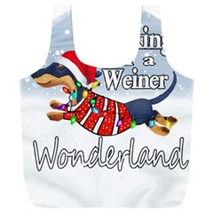 Weiner T- Shirt Walking In A Weiner Wonderland T- Shirt (1) Weiner T- Shirt Walking In A Weiner Wonderland T- Shirt Full Print Recycle Bag (XXXL)