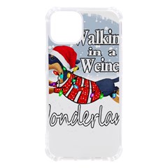 Weiner T- Shirt Walking In A Weiner Wonderland T- Shirt (1) Weiner T- Shirt Walking In A Weiner Wonderland T- Shirt iPhone 13 TPU UV Print Case