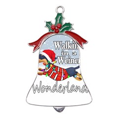 Weiner T- Shirt Walking In A Weiner Wonderland T- Shirt (1) Weiner T- Shirt Walking In A Weiner Wonderland T- Shirt Metal Holly Leaf Bell Ornament