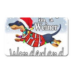 Weiner T- Shirt Walking In A Weiner Wonderland T- Shirt (1) Weiner T- Shirt Walking In A Weiner Wonderland T- Shirt Welder T- Shirt Funny Welder T- Shirt Magnet (Rectangular)