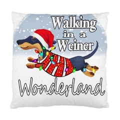 Weiner T- Shirt Walking In A Weiner Wonderland T- Shirt (1) Weiner T- Shirt Walking In A Weiner Wonderland T- Shirt Welder T- Shirt Funny Welder T- Shirt Standard Cushion Case (One Side)