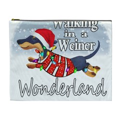 Weiner T- Shirt Walking In A Weiner Wonderland T- Shirt (1) Weiner T- Shirt Walking In A Weiner Wonderland T- Shirt Welder T- Shirt Funny Welder T- Shirt Cosmetic Bag (XL)