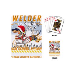 Weiner T- Shirt Walking In A Weiner Wonderland T- Shirt (1) Weiner T- Shirt Walking In A Weiner Wonderland T- Shirt Welder T- Shirt Funny Welder T- Shirt Playing Cards Single Design (Mini)