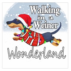 Weiner T- Shirt Walking In A Weiner Wonderland T- Shirt (1) Weiner T- Shirt Walking In A Weiner Wonderland T- Shirt Welder T- Shirt Funny Welder T- Shirt Square Satin Scarf (36  x 36 )