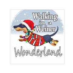 Weiner T- Shirt Walking In A Weiner Wonderland T- Shirt (1) Weiner T- Shirt Walking In A Weiner Wonderland T- Shirt Welder T- Shirt Funny Welder T- Shirt Square Satin Scarf (30  x 30 )