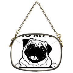 Black Pug Dog If I Cant Bring My Dog I T- Shirt Black Pug Dog If I Can t Bring My Dog I m Not Going Chain Purse (Two Sides)