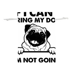 Black Pug Dog If I Cant Bring My Dog I T- Shirt Black Pug Dog If I Can t Bring My Dog I m Not Going Lightweight Drawstring Pouch (M)