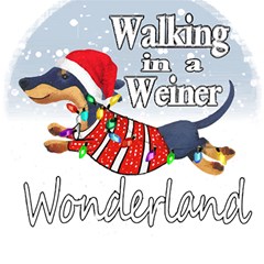 Weiner T- Shirt Walking In A Weiner Wonderland T- Shirt (1) Play Mat (square) by ZUXUMI