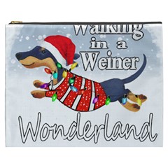 Weiner T- Shirt Walking In A Weiner Wonderland T- Shirt (1) Cosmetic Bag (xxxl)