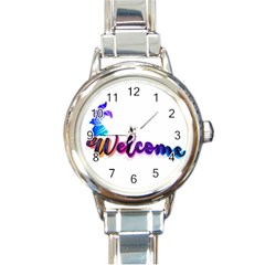 Arts Round Italian Charm Watch by Internationalstore