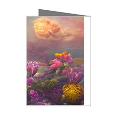 Floral Blossoms  Mini Greeting Cards (pkg Of 8) by Internationalstore