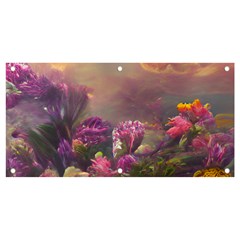 Floral Blossoms  Banner And Sign 4  X 2  by Internationalstore