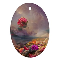 Floral Blossoms  Ornament (oval) by Internationalstore