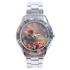 Floral Blossoms  Stainless Steel Analogue Watch by Internationalstore