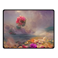 Floral Blossoms  Two Sides Fleece Blanket (small) by Internationalstore