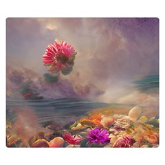 Floral Blossoms  Premium Plush Fleece Blanket (small) by Internationalstore