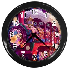 Fantasy  Wall Clock (black)