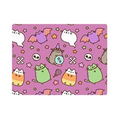 Pusheen Cat Premium Plush Fleece Blanket (mini) by Pakjumat