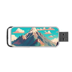 Mountain Mount Fuji Portable Usb Flash (one Side)