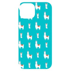 Lama Alpaca Animal Pattern Design Iphone 14 Black Uv Print Case by Pakjumat