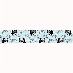 Animal Panda Bamboo Seamless Pattern Small Bar Mat by Pakjumat