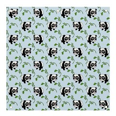 Animal Panda Bamboo Seamless Pattern Banner And Sign 4  X 4  by Pakjumat