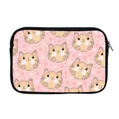 Cat Pattern Pink Cartoon Apple Macbook Pro 17  Zipper Case by Pakjumat