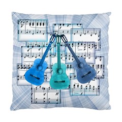 Guitar Acoustic Music Art Standard Cushion Case (two Sides) by Pakjumat