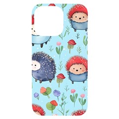 Hedgehogs Animal Iphone 14 Pro Max Black Uv Print Case