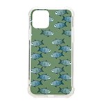 Fishes Pattern Background iPhone 11 Pro 5.8 Inch TPU UV Print Case Front