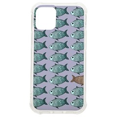 Fishes Pattern Background Theme Iphone 12 Mini Tpu Uv Print Case	 by Pakjumat