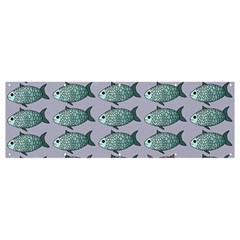 Fishes Pattern Background Theme Banner And Sign 12  X 4 