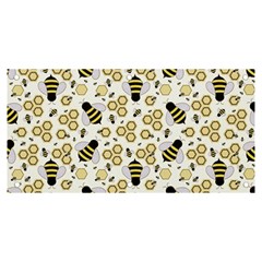 Bee Honeycomb Honeybee Insect Banner And Sign 6  X 3  by Pakjumat