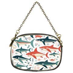 Fish Shark Animal Pattern Chain Purse (two Sides) by Pakjumat