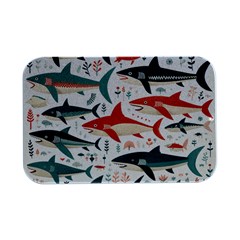 Fish Shark Animal Pattern Open Lid Metal Box (silver)   by Pakjumat