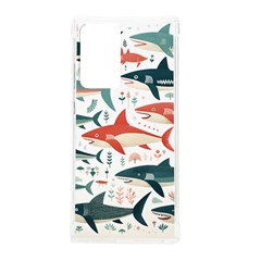 Fish Shark Animal Pattern Samsung Galaxy Note 20 Ultra Tpu Uv Case by Pakjumat