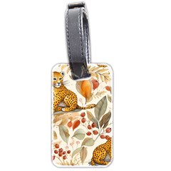 Fur Big Cat Spots Zoo Fast Hunter Luggage Tag (two Sides)