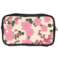 Floral Vintage Flowers Toiletries Bag (one Side)