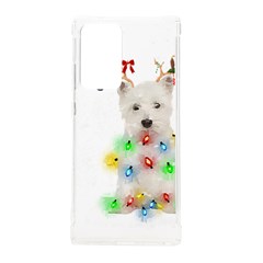 West Highland White Terrier Dog Snow T- Shirt West Highland White Terrier Dog Snow Reindeer Santa Ha Samsung Galaxy Note 20 Ultra Tpu Uv Case by ZUXUMI