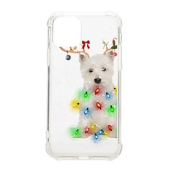 West Highland White Terrier Dog Snow T- Shirt West Highland White Terrier Dog Snow Reindeer Santa Ha Iphone 11 Pro 5 8 Inch Tpu Uv Print Case by ZUXUMI