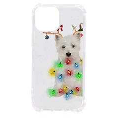 West Highland White Terrier Dog Snow T- Shirt West Highland White Terrier Dog Snow Reindeer Santa Ha Iphone 13 Mini Tpu Uv Print Case