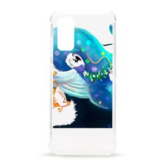 Whale T- Shirt Cute Whale Drawing T- Shirt (1) Samsung Galaxy S20 6 2 Inch Tpu Uv Case by ZUXUMI