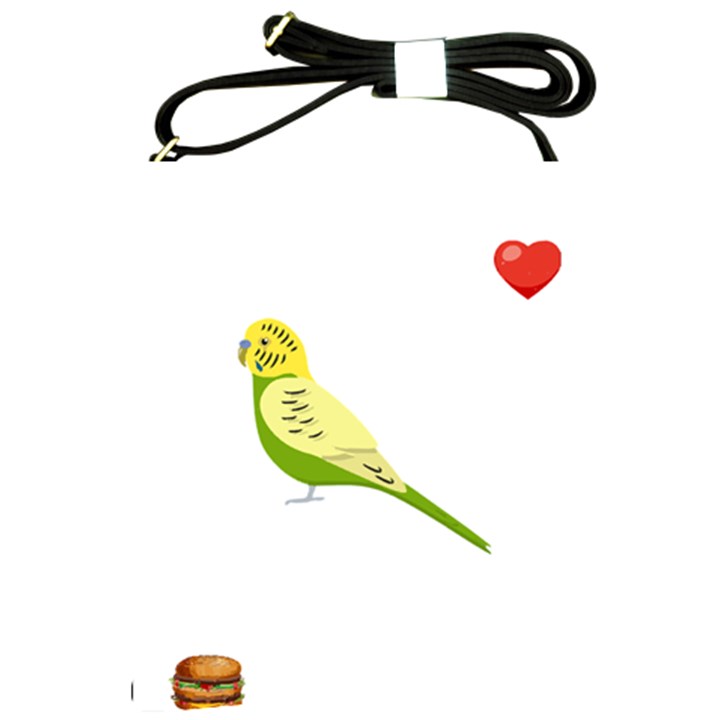 Budgerigar T- Shirt Steal Your Heart Budgerigar 01 T- Shirt Shoulder Sling Bag