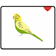 Budgerigar T- Shirt Steal Your Heart Budgerigar 01 T- Shirt Two Sides Fleece Blanket (medium) by EnriqueJohnson