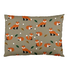 Fox Pattern Texture Pillow Case (two Sides) by Pakjumat